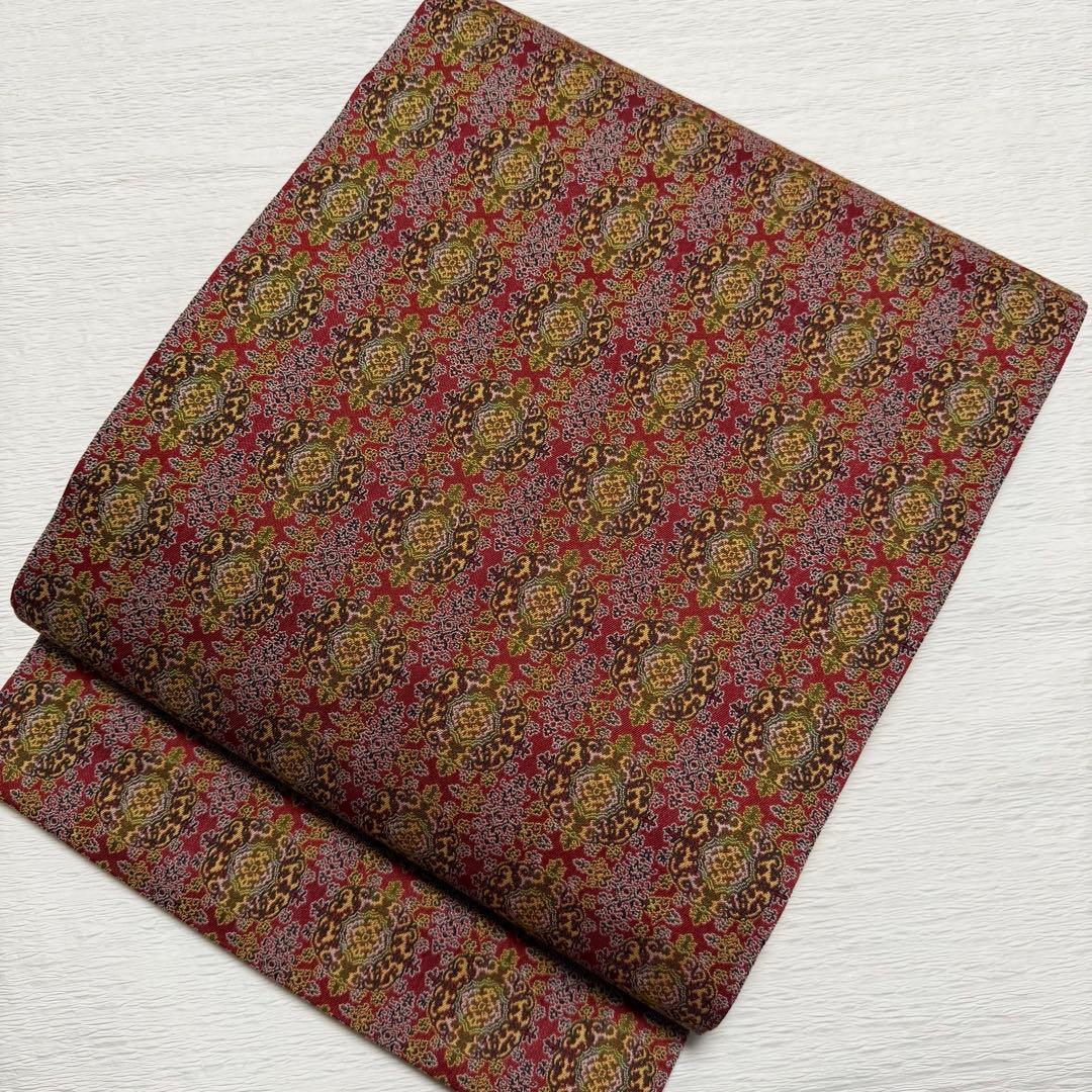 m142 龍村美術織物 たつむら 名古屋帯 正絹