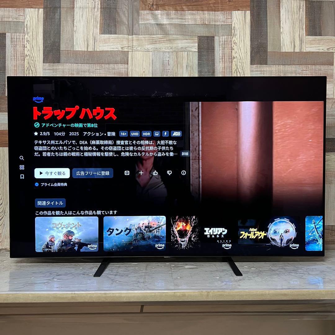 *.+゜さん専用使用時間少LG55型4K有機ELテレビYouTube.NETFL