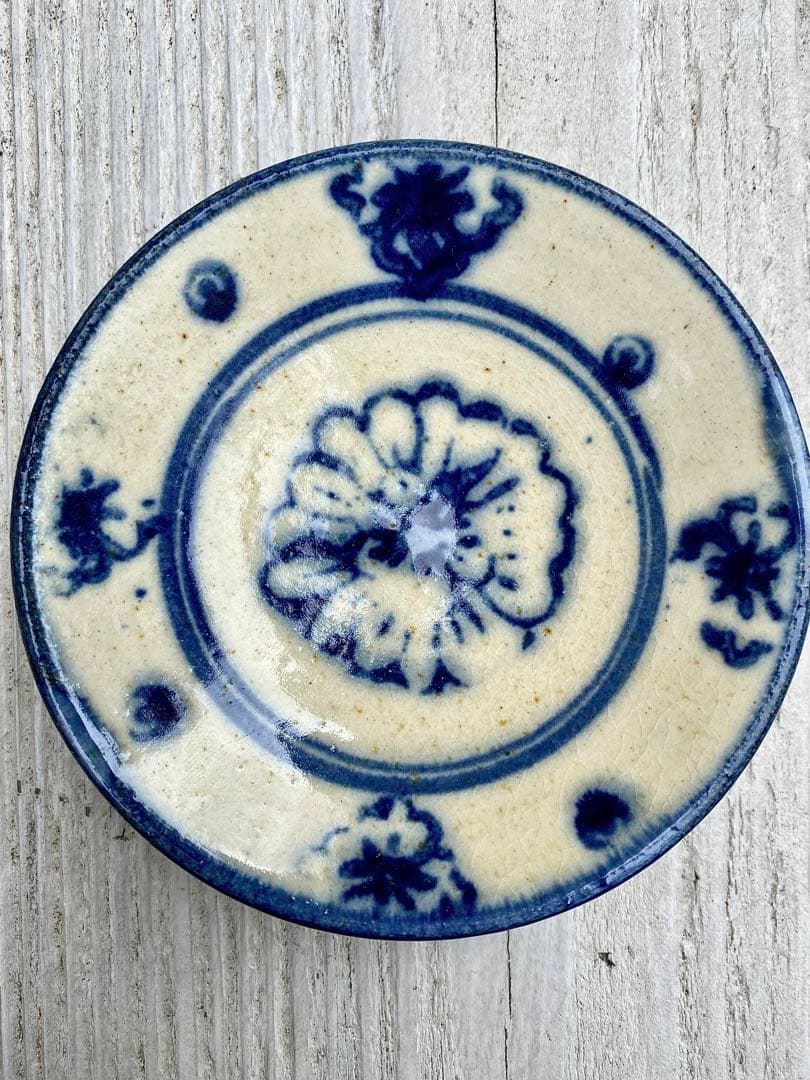 【新品未使用/美品】伊藤聡信　印判皿　安南手