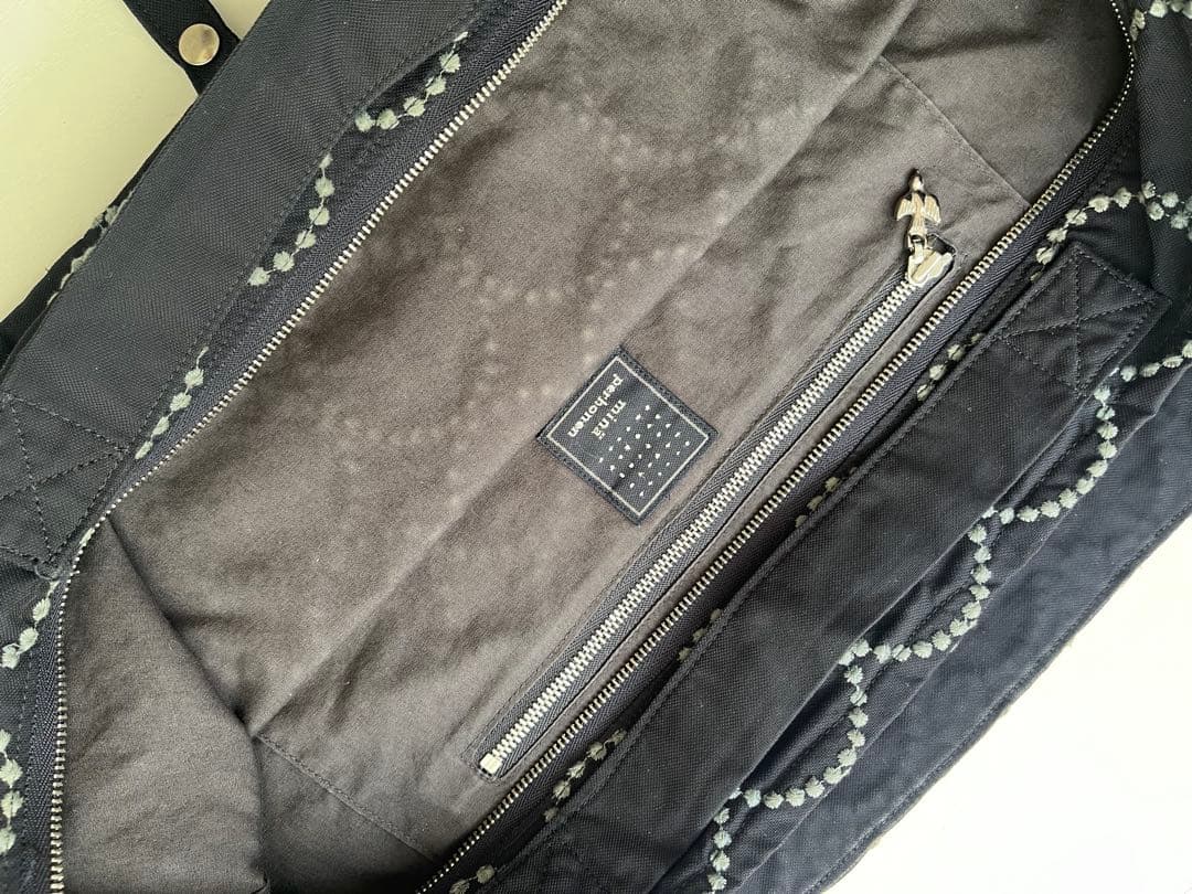 ミナペルホネン ショルダーバッグ 小tambourine タンバリンネイビー