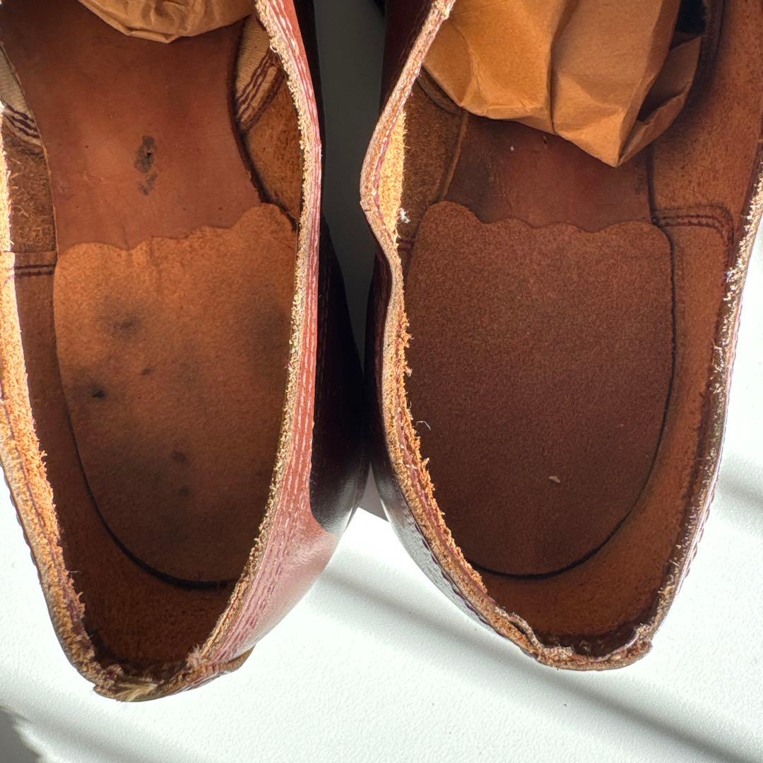 【コンチ】デッドストック　50s 60s ヴィンテージ　レザーシューズ