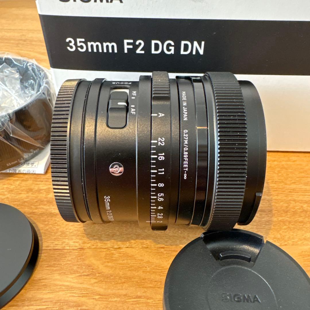 SIGMA 35mm F2 DG DN 単焦点レンズ　Lマウント