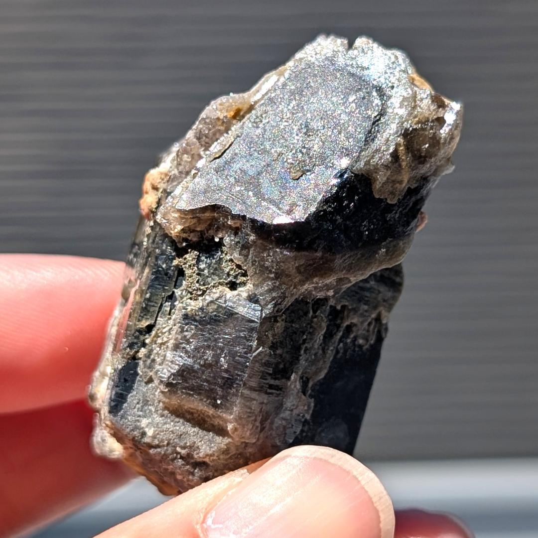 一点物 激レア ドリームモリオン 原石 山東省産 黒水晶 58g お守り効果