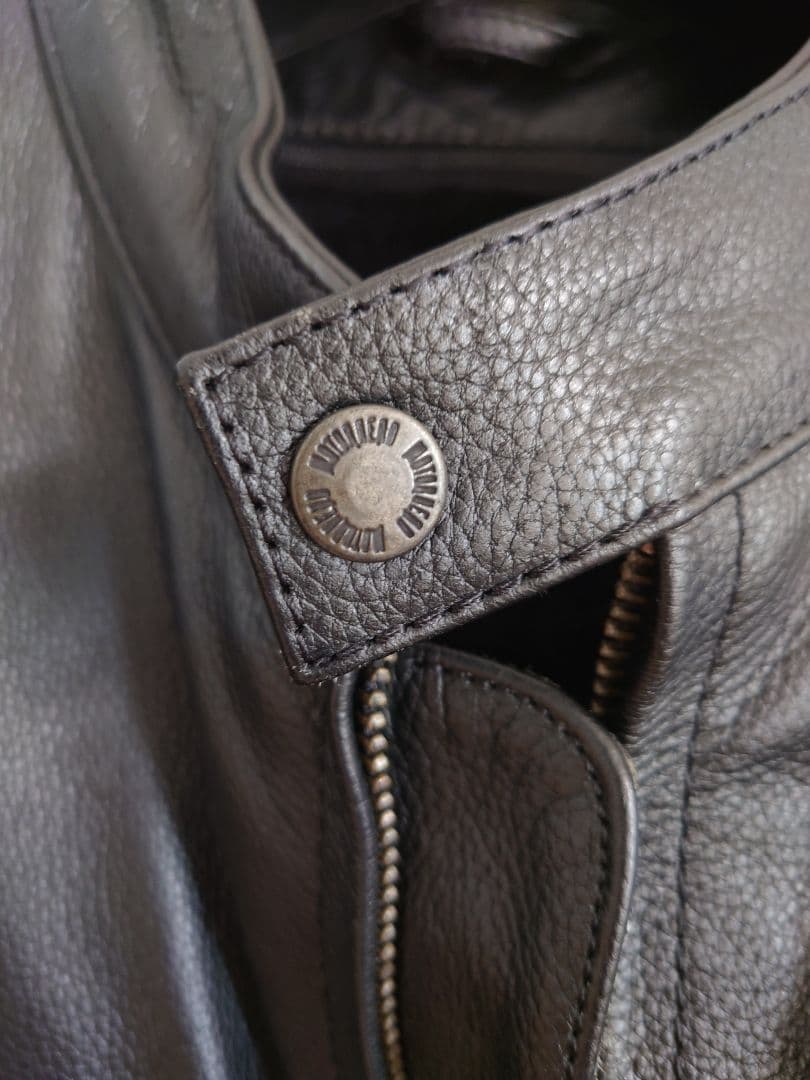 MOTORHEADモーターヘッド　シングルライダースレザージャケット　3L