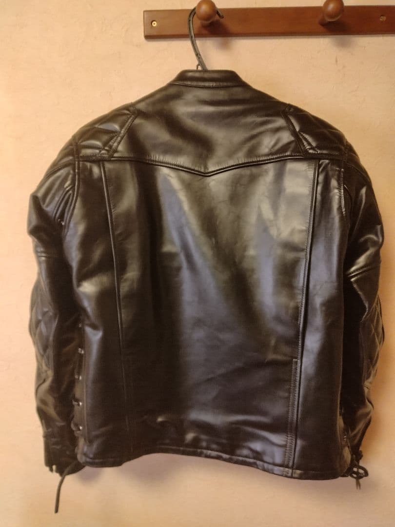 KADOYA　ライダースジャケット　シングル　エボ　LL　ハードステア