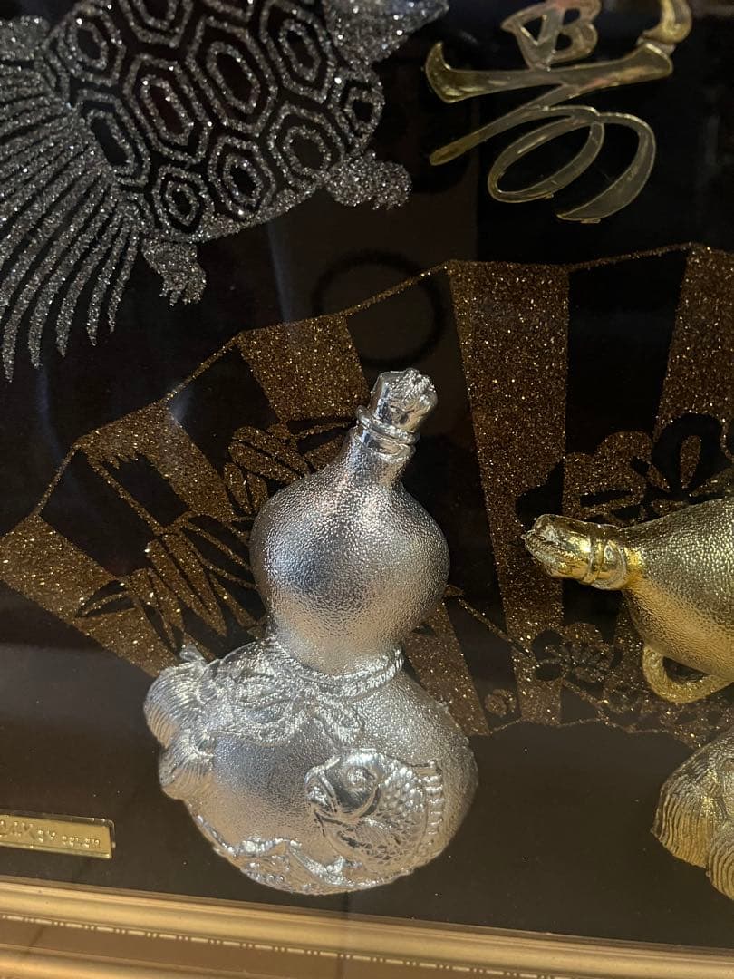 金色銀色の吉祥装飾品 24K金メッキ