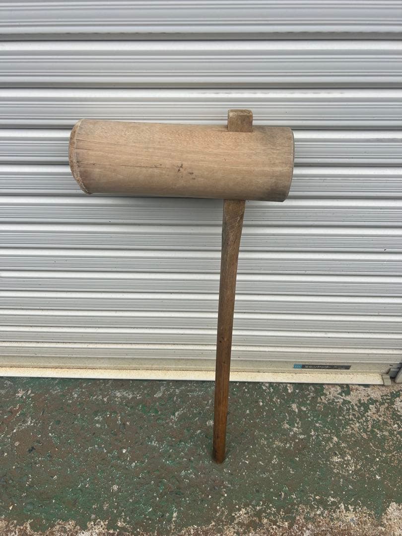 餅つき 石臼 御影石 鉢形 餅臼 二升用 本格派タイプの餅つき石臼　杵つき