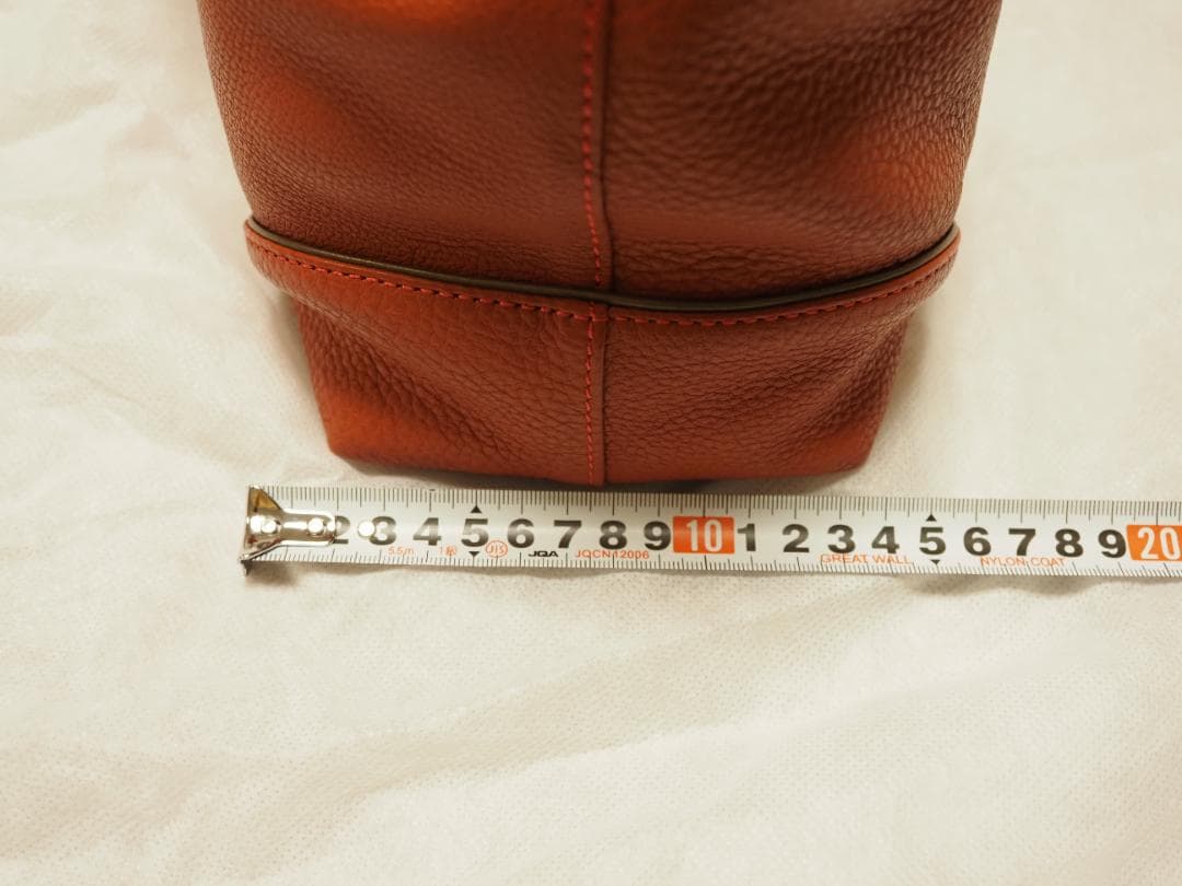 Kitamura／キタムラ トートバッグ／本革ハンドバッグ Y-0532レッド