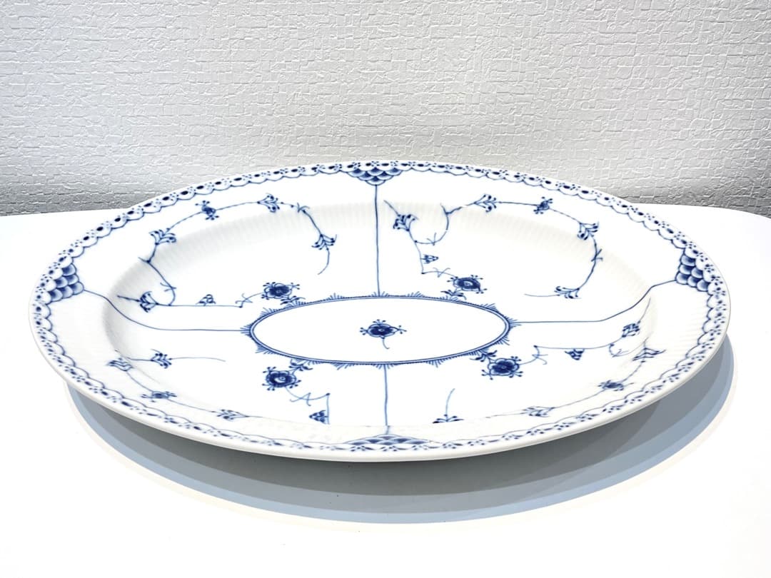 390-760【ロイヤル コペンハーゲン　オーバル ディッシュ　36.5cm】