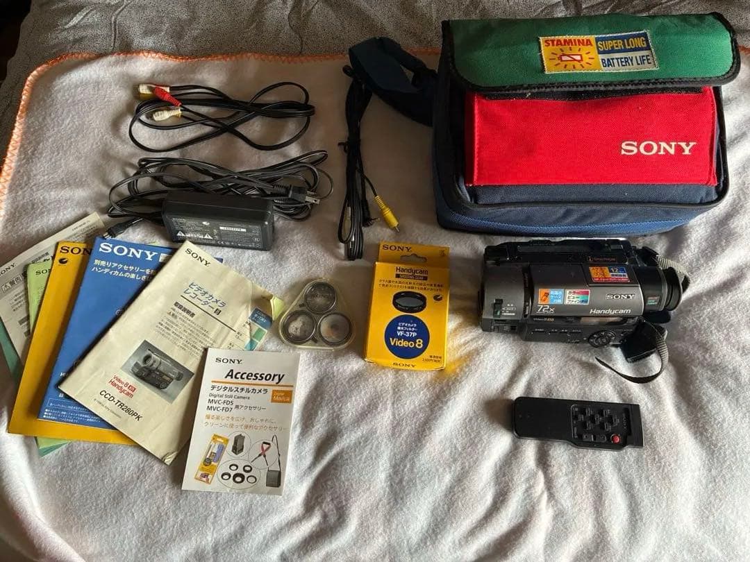 SONY Handycam 72倍ズーム 本体 ナイトショット　280PK