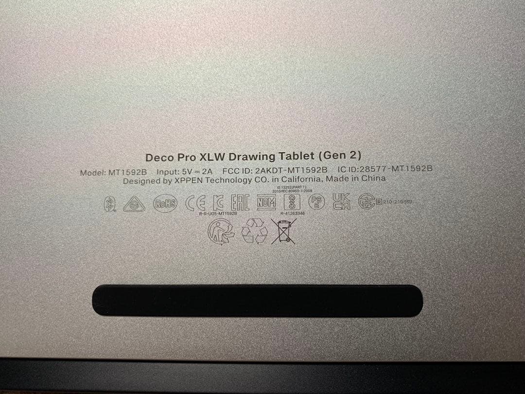 XPPen Deco Pro XLW Gen2 ペンタブ バッグ・ニブ・手袋付き