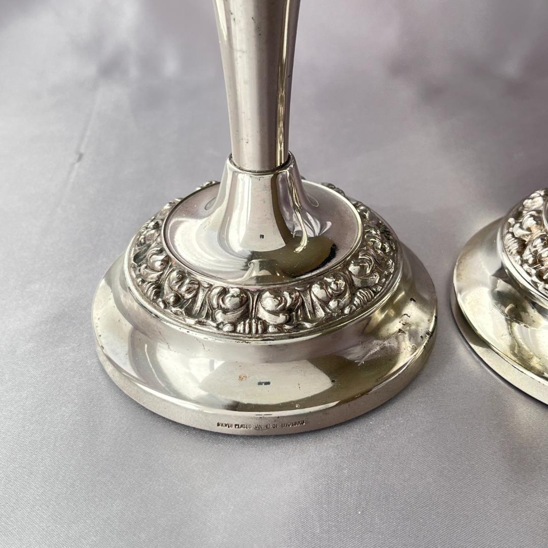 【IANTHE】薔薇のキャンドルスタンド ペア シングルスタンド