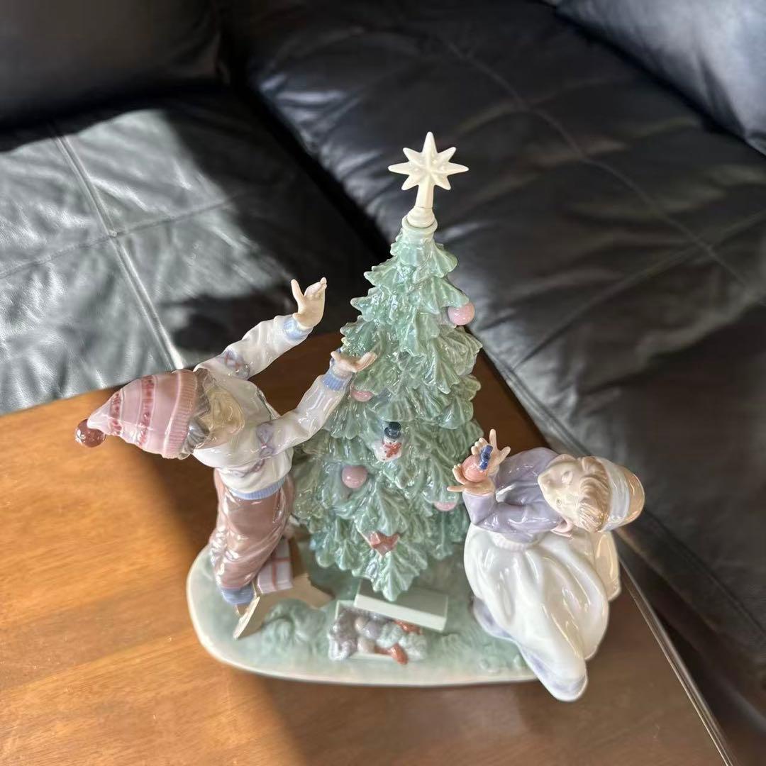 訳ありリヤドロLLADRO クリスマスツリー　ツリーを飾ろう