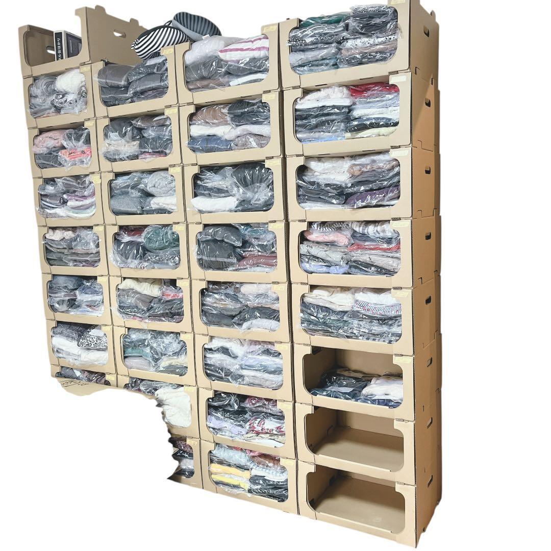 【20枚】ダンボールワン棚 収納ボックス ピッキングボックス スタッキング