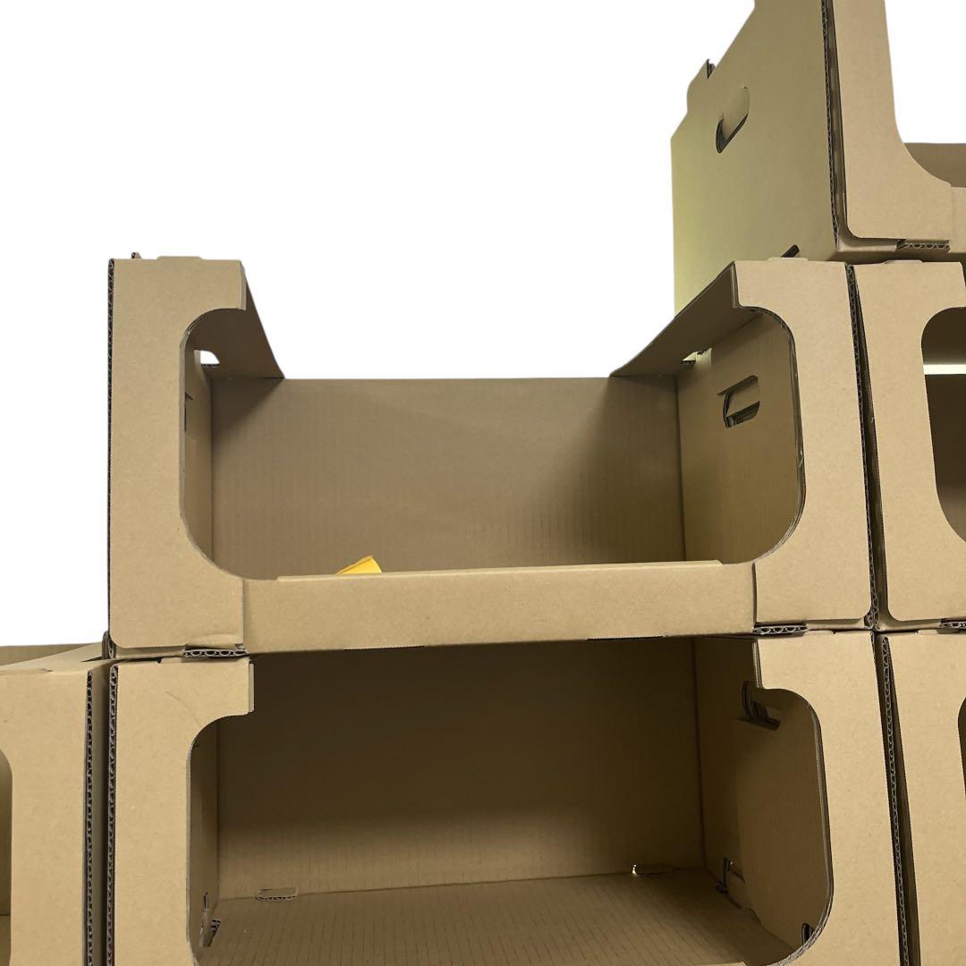 【20枚】ダンボールワン棚 収納ボックス ピッキングボックス スタッキング