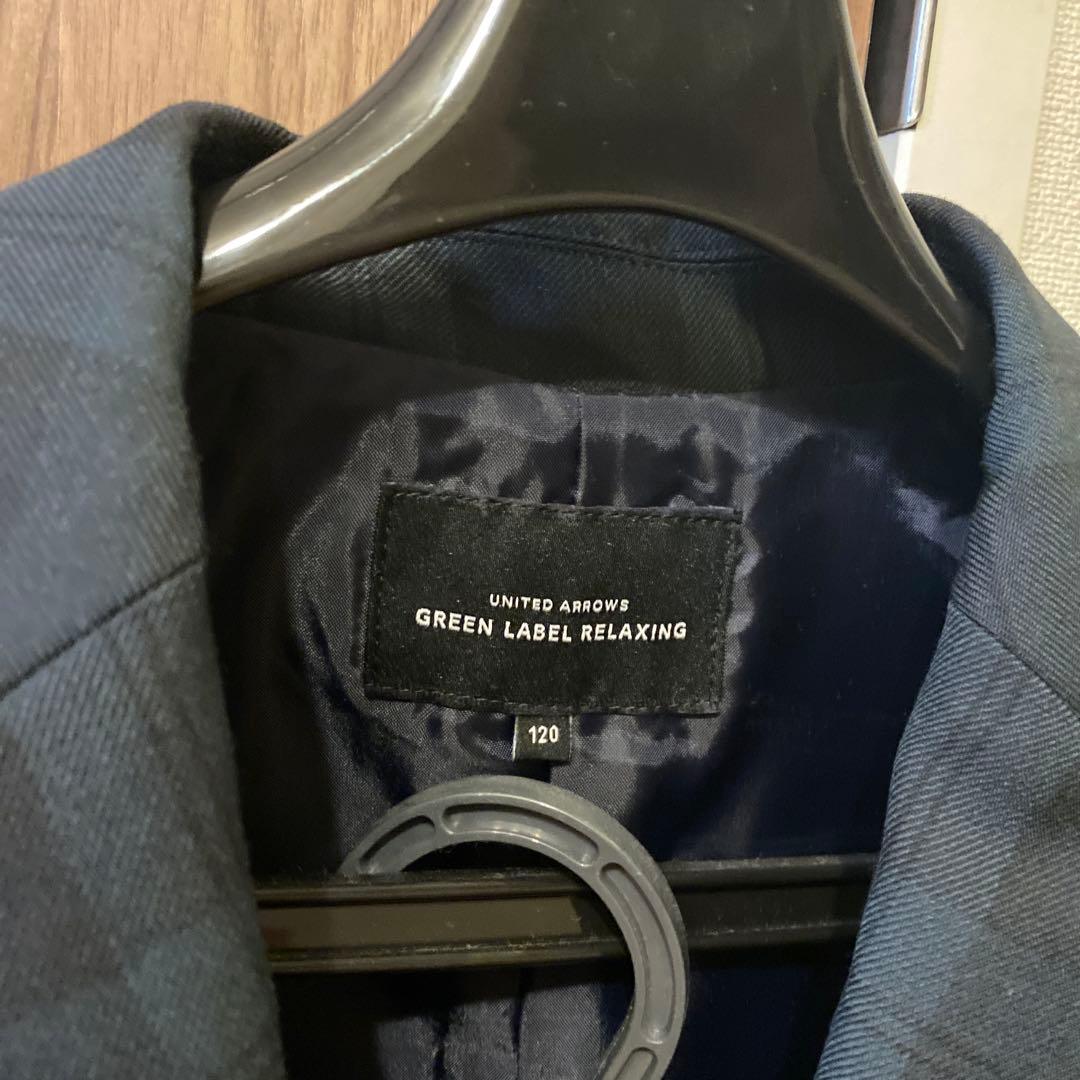 GREEN LABEL RELAXING チェック柄スーツジャケット