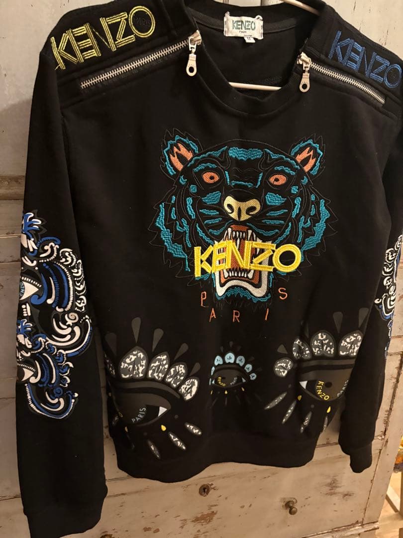 KENZO トラ刺繍 スウェット