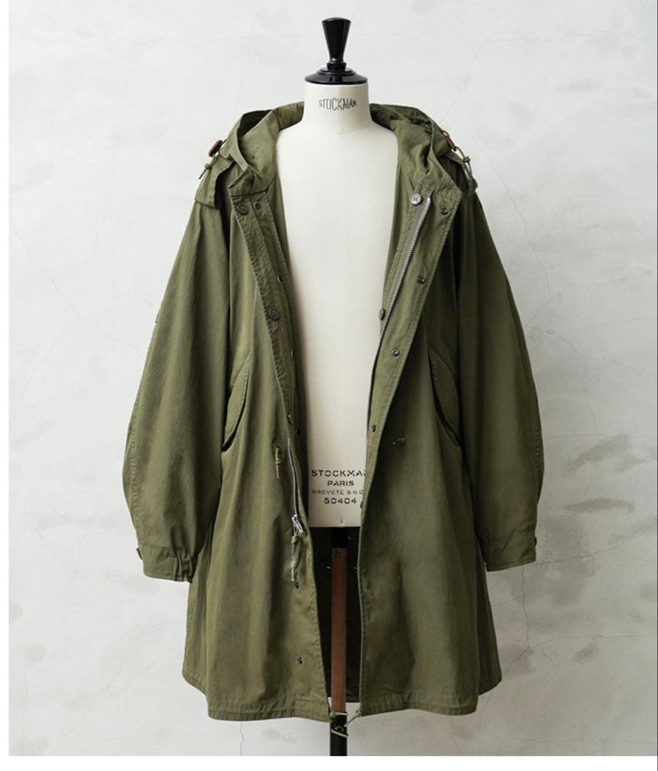 WAIPER米軍M-51フィッシュテールパーカーモッズコートWP1109オリーブ