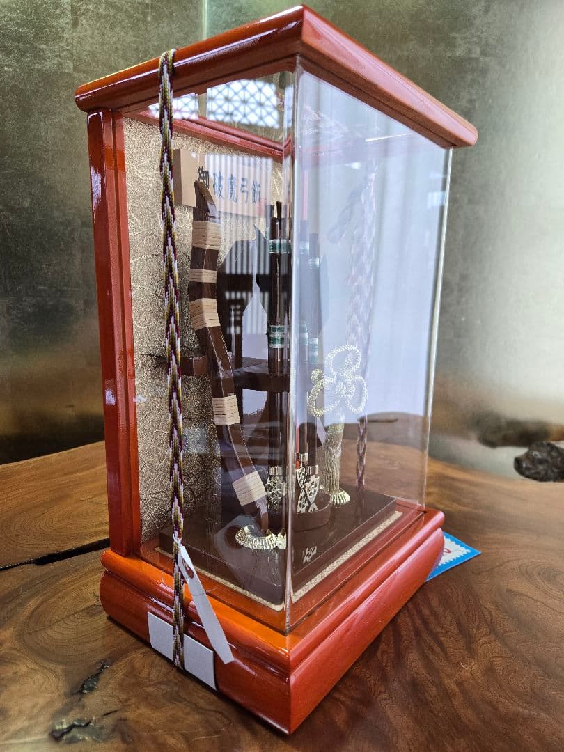 【一点限り】正月飾り　破魔弓　ケース飾り　※閉店セール　Y4