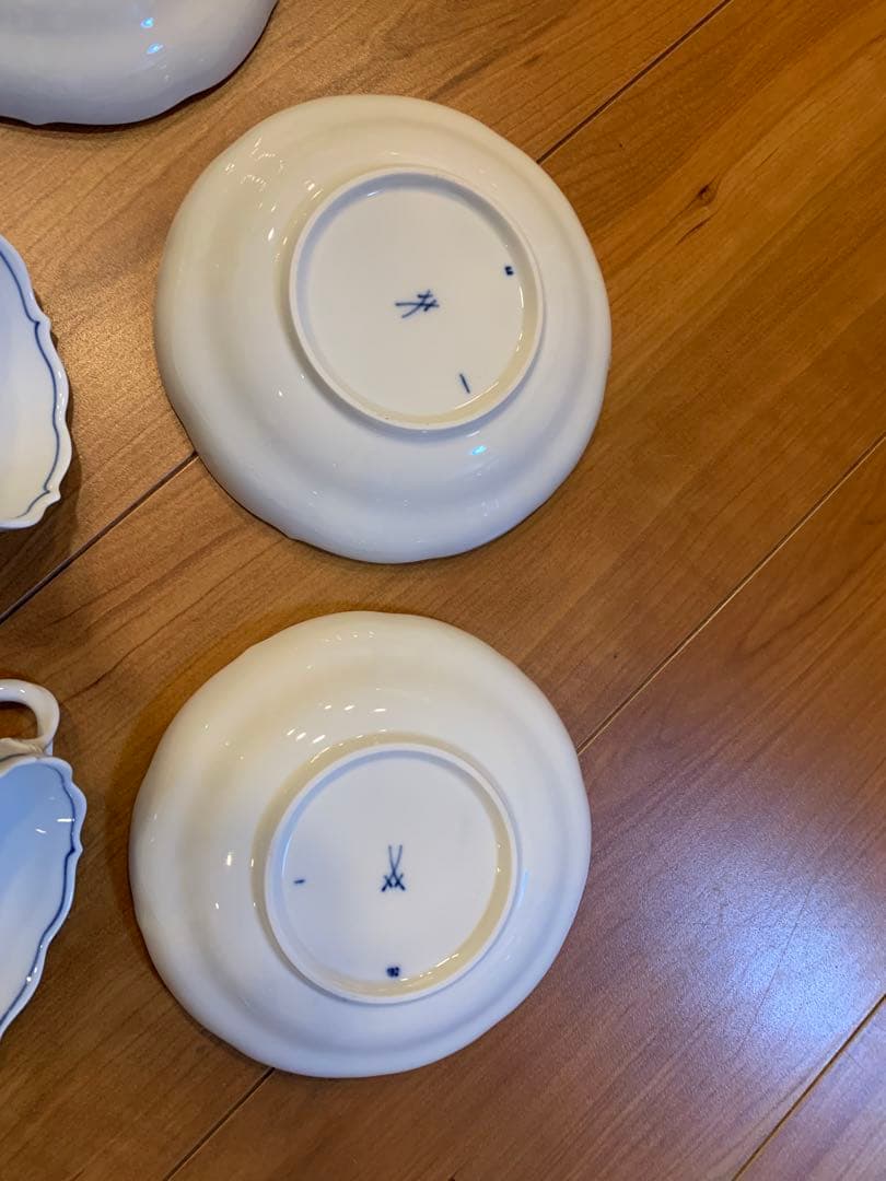 マイセン　ブルーオニオン　ティーセット