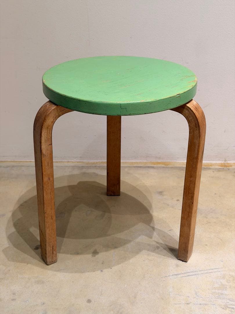 1940年代 artek Stool 60 Alvar Aalto希少グリーン
