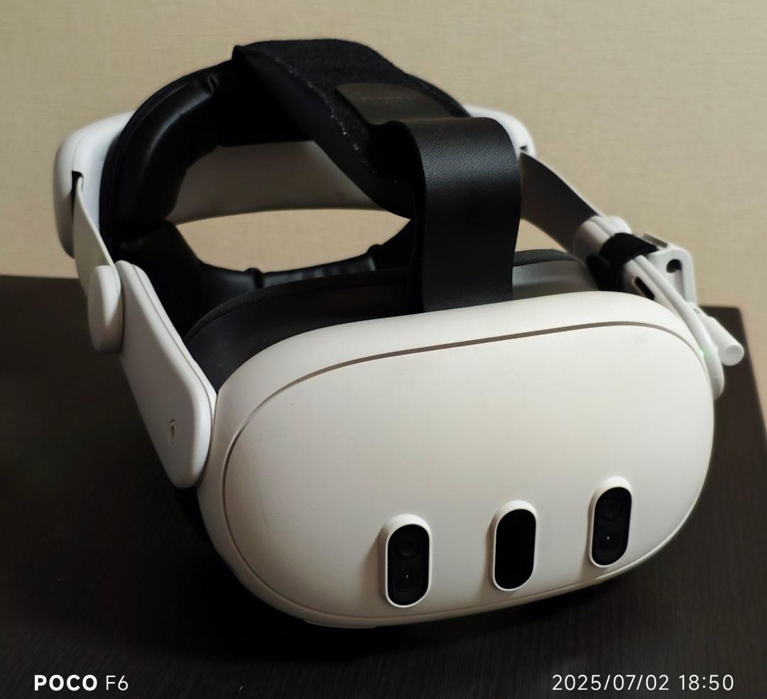 メタクエスト3 4K + KIWIDesign充電ストラップ付き