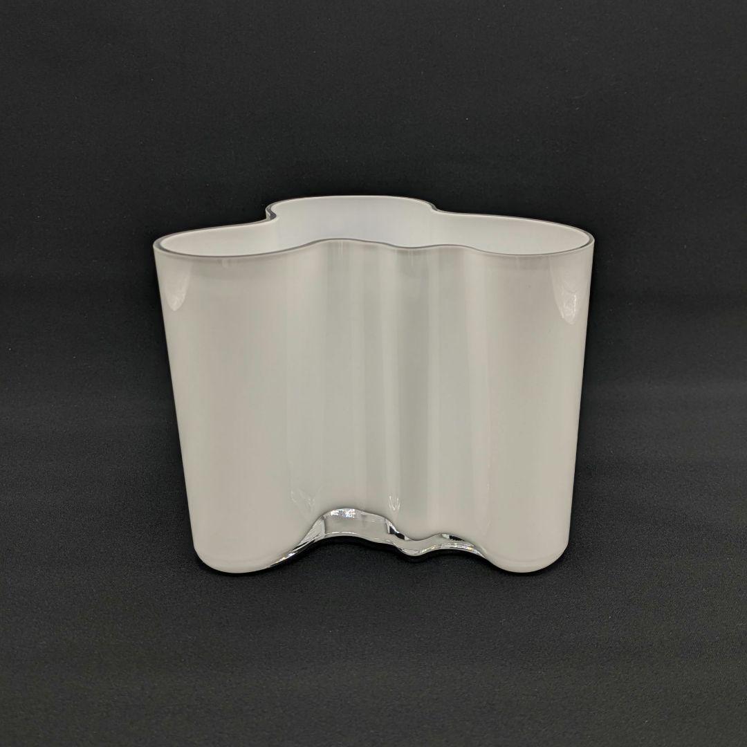 0603【美品】イッタラ アアルト コレクション ベース 120mm ホワイト