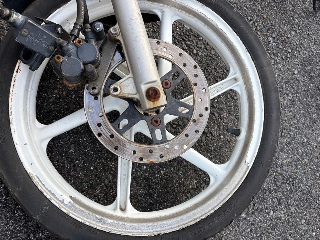 ns1 フォーク　フロントホイール 油圧ブレーキキャリパー付き