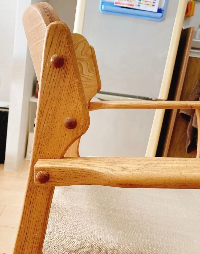 モモナチュラル　木製　ダイニング　チェア　椅子