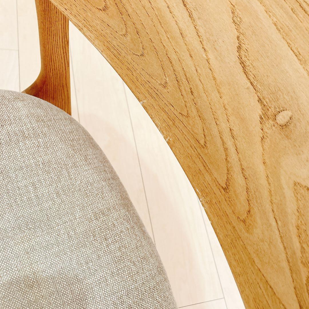 モモナチュラル　木製　ダイニング　チェア　椅子