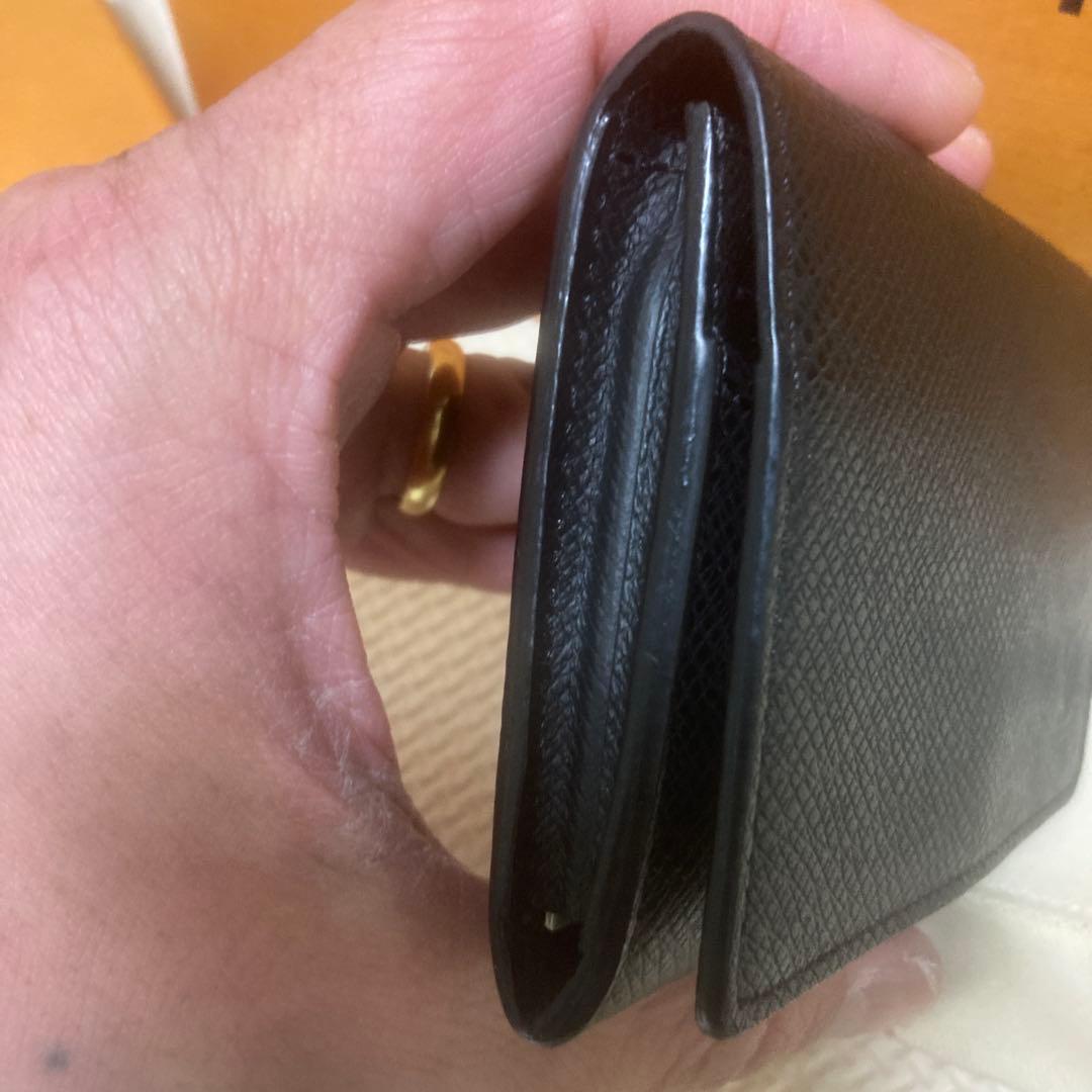 LOUIS VUITTON ブラックレザー 名刺入れ