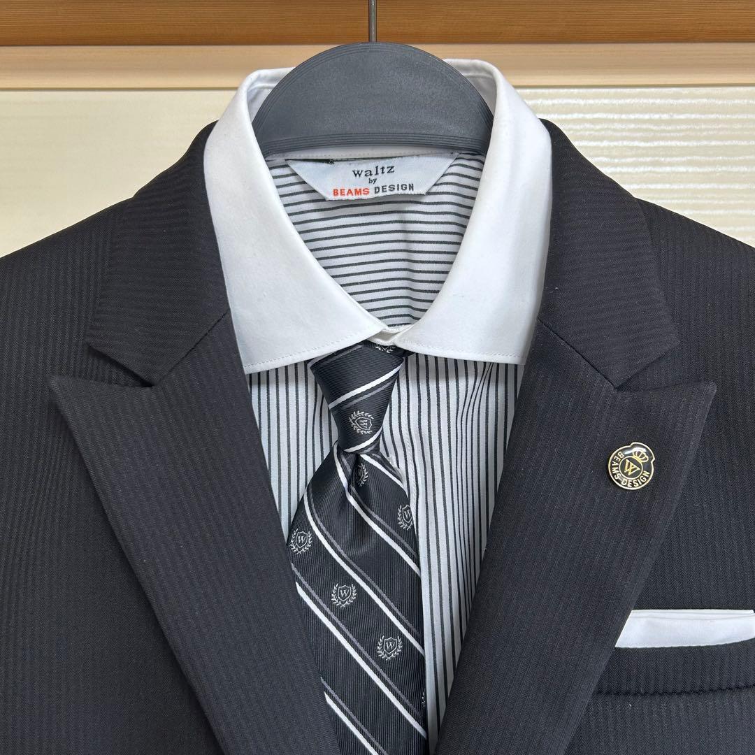160 男児 スーツ セットWaltz by BEAMS DESIGN 黒