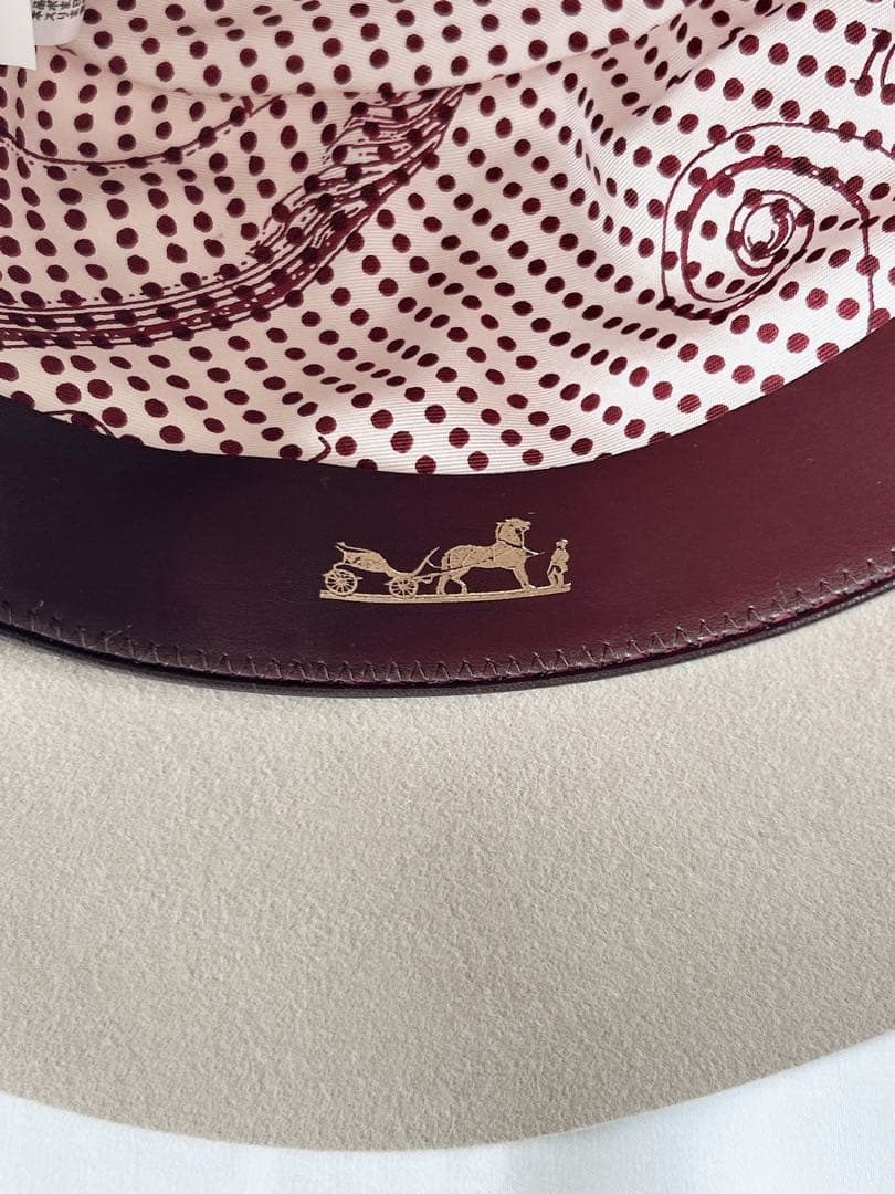 未使用に近い◾️HERMES◾️ハット◾️エルメス◾️帽子◾️フェルト◾️57
