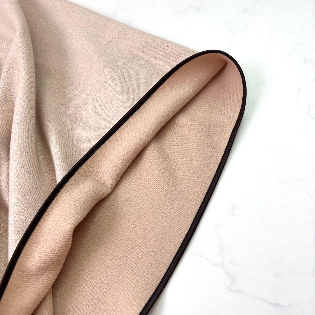 【極美品】トゥモローランド ウールコットンダブルフェイス ポンチョ リバーシブル