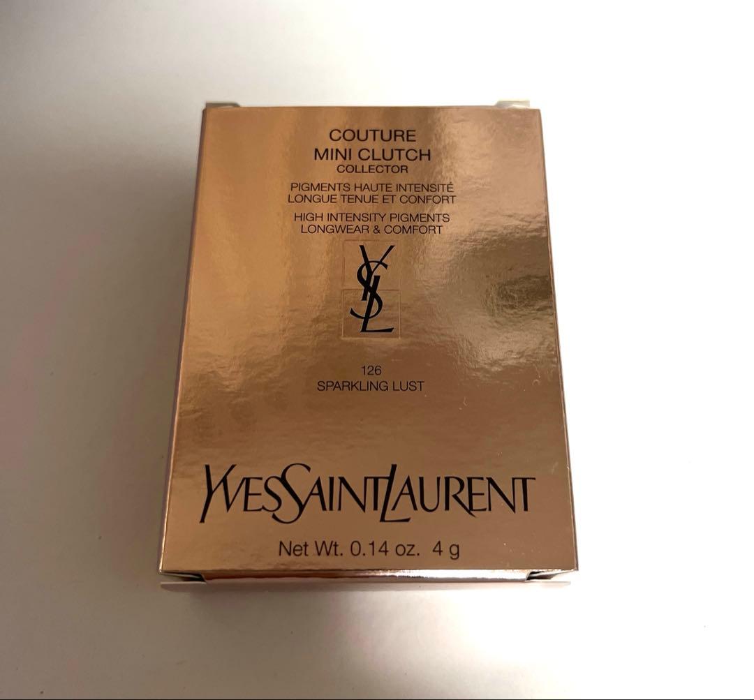 YSLクチュールミニクラッチ 126 スパークリングラスト【新品未使用】限定色