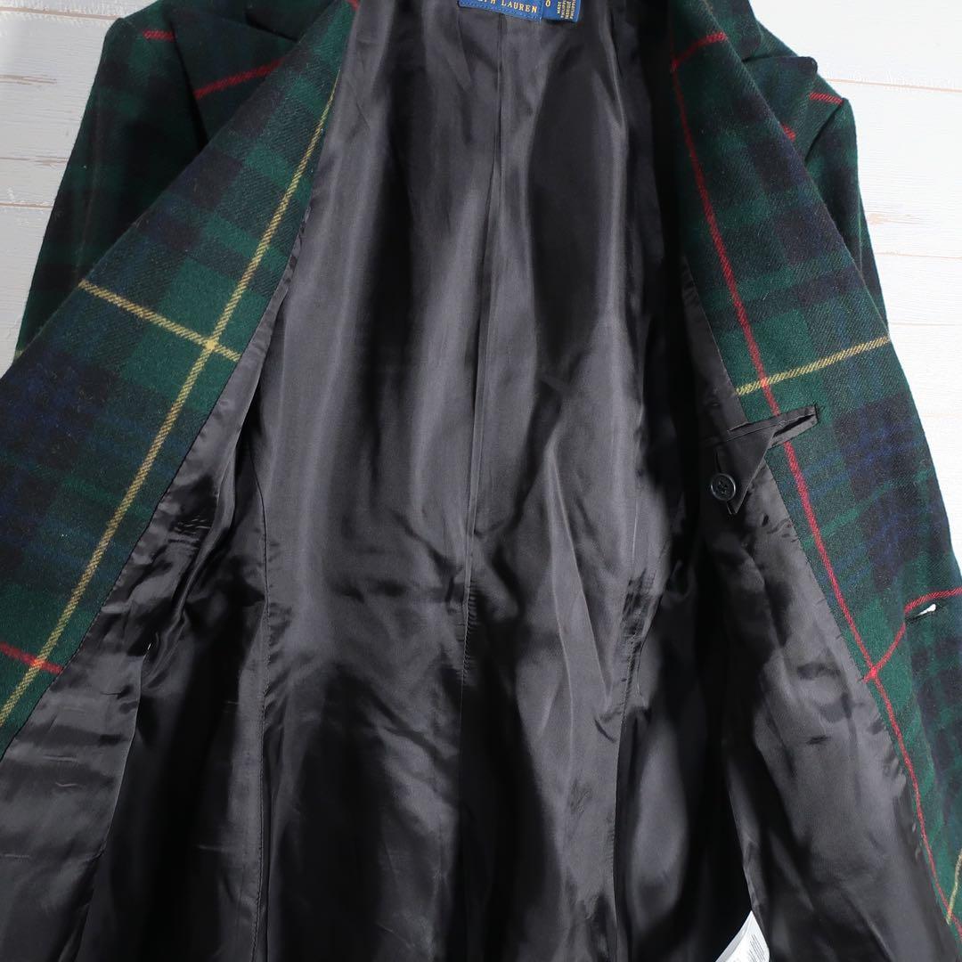 M*I様 POLO ラルフローレン タータンチェック ウールブレザー XS 現行