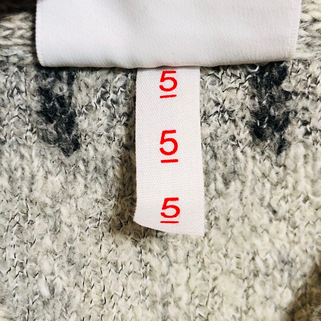 【新品 タグ付き】ラコステ ポロニット ウールニット ボーダー Lサイズ