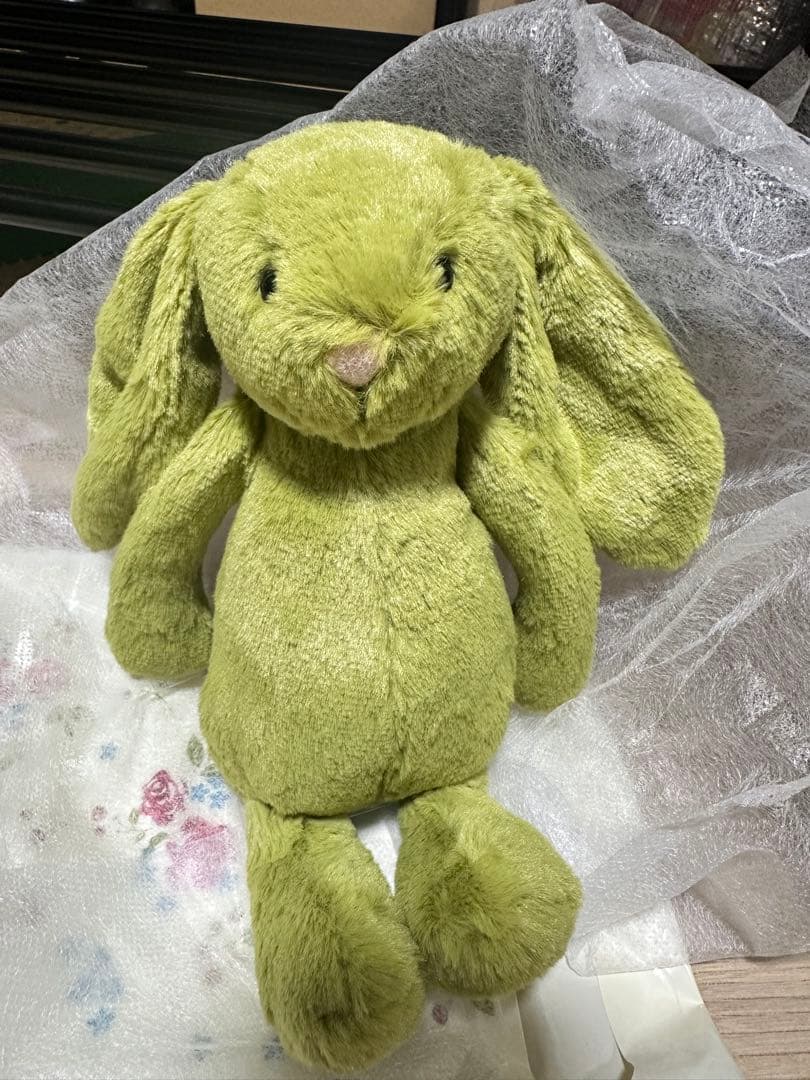  リトル苔うさぎ正規品 S Bashful Moss Bunny