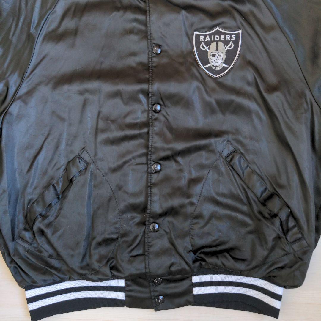 80s pla‐jac レイダース RAIDERS USA製 ナイロンスタジャン