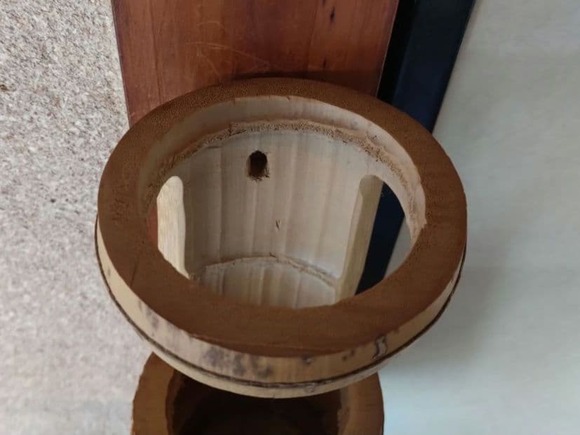 1 竹　一重切　花器　花入　華道　茶道　竹製