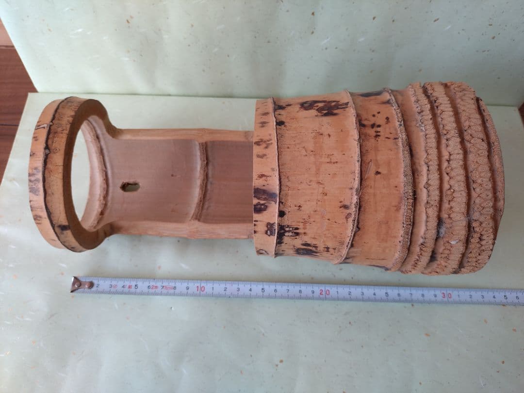 1 竹　一重切　花器　花入　華道　茶道　竹製