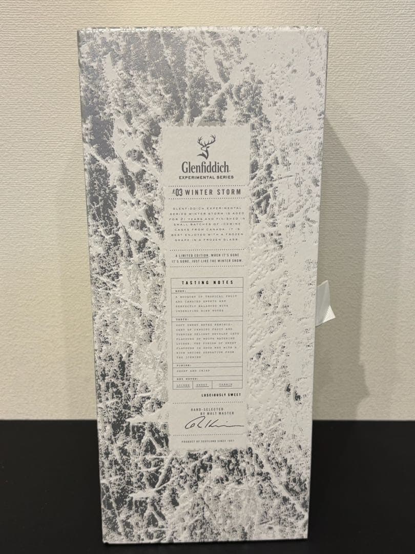 【未開栓】数量限定品グレンフィディック21年 ウィンターストーム BATCH 2