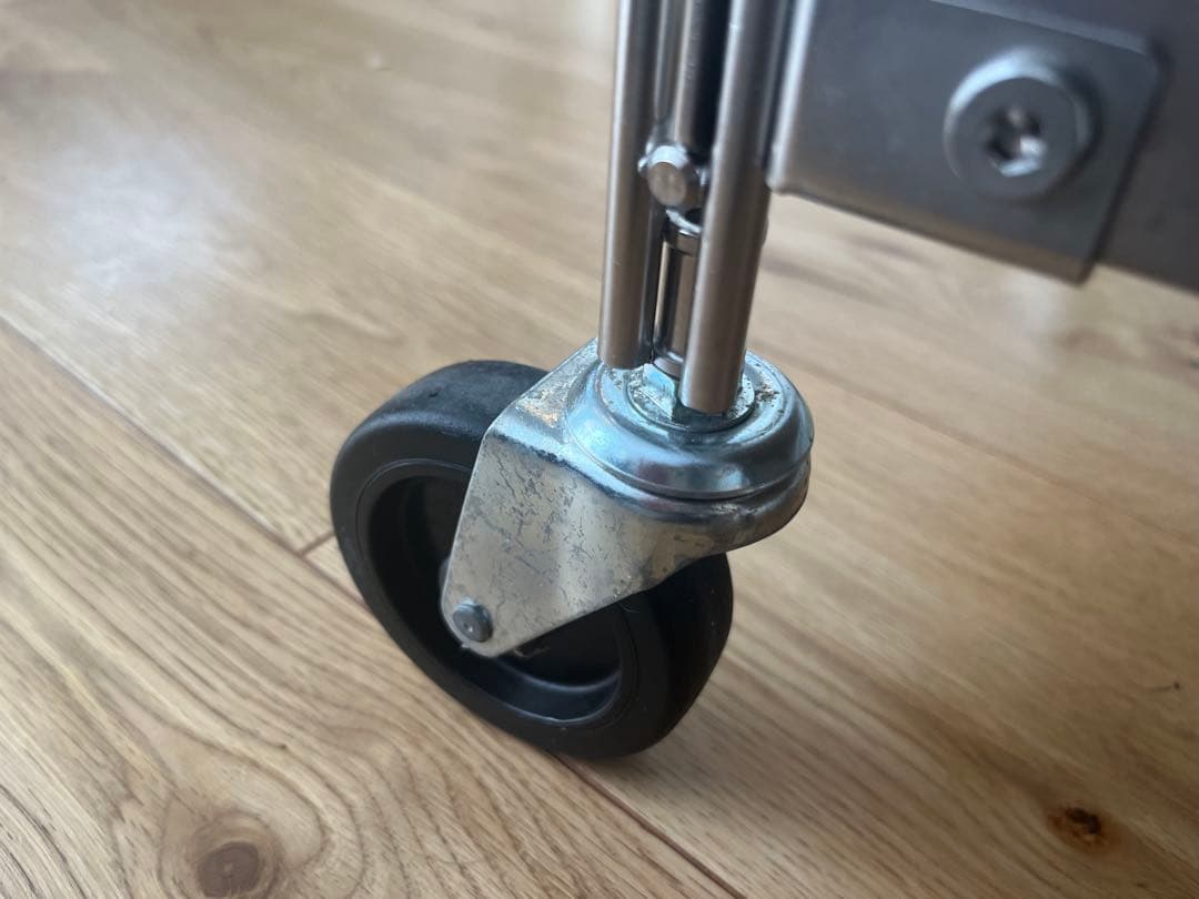 無印良品　ステンレスユニットシェルフワゴンセット