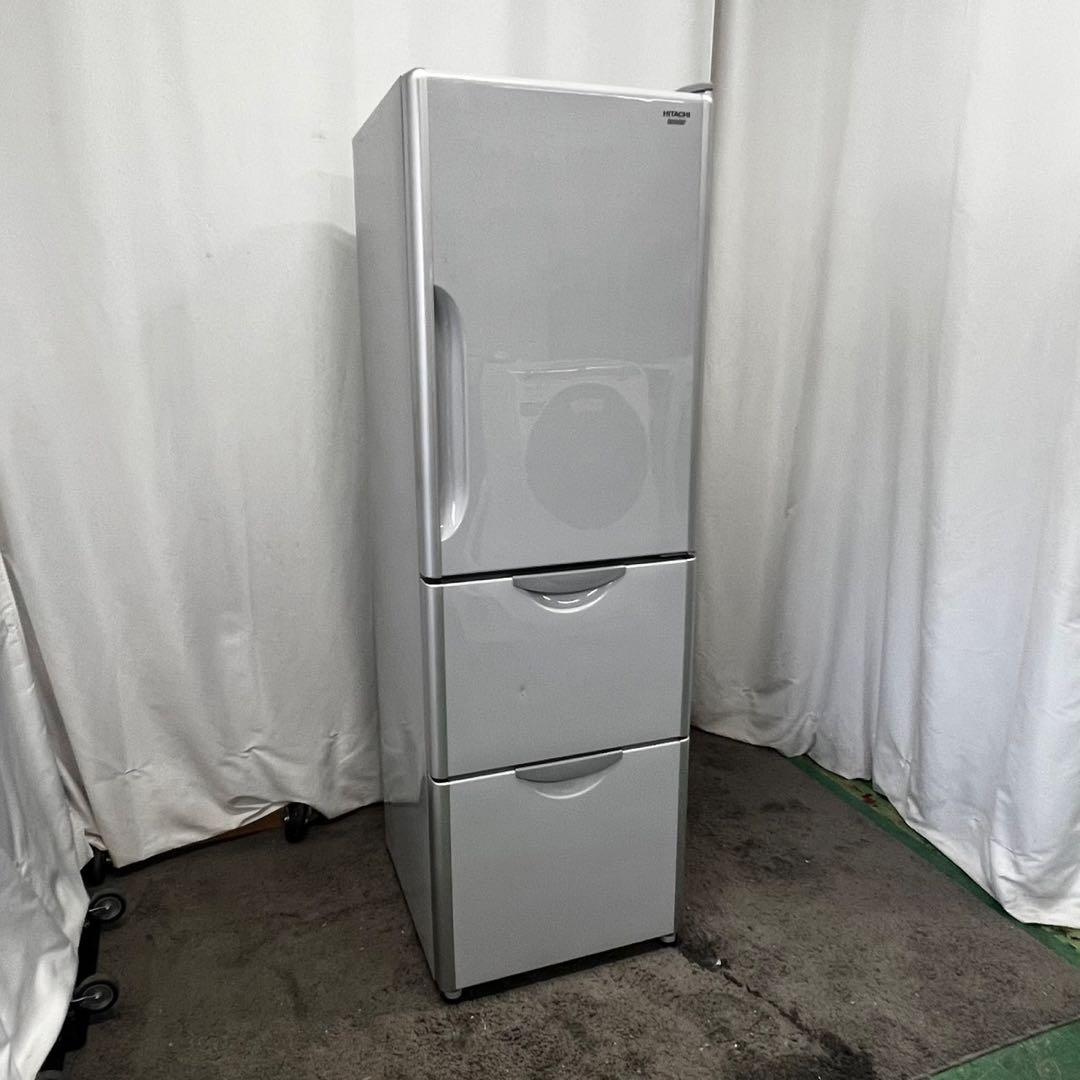 908⭕️冷蔵庫　日立　大型　300-400ℓ　安い　設置無料　右開き　自動製氷