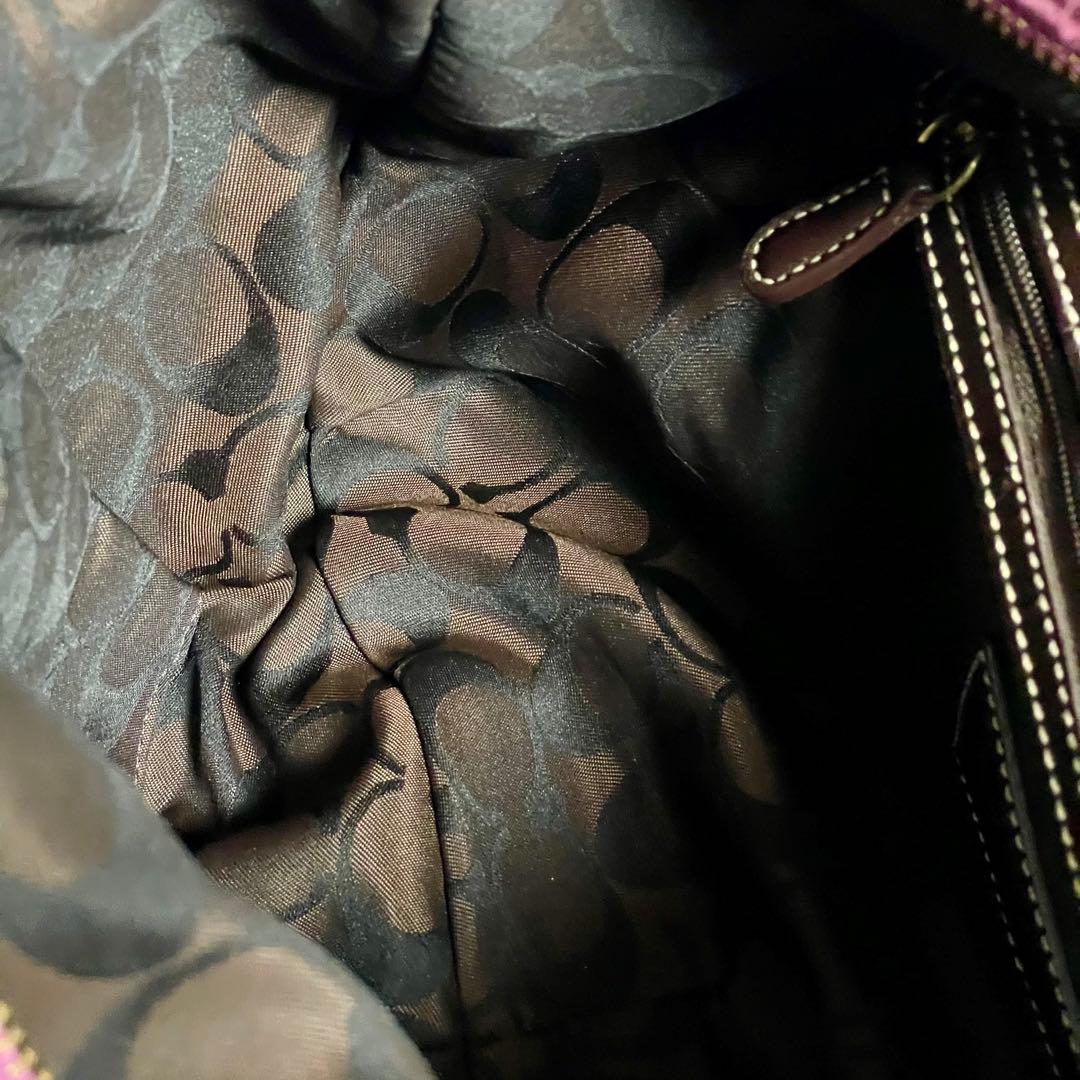 バッグ Coach Soho Shoulder Bag Suede Leather