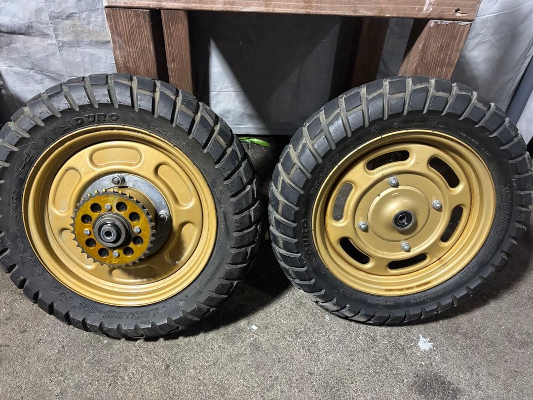 エイプ100 タイヤホイール　ハブセット エイプ50