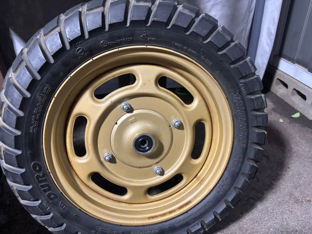 エイプ100 タイヤホイール　ハブセット エイプ50