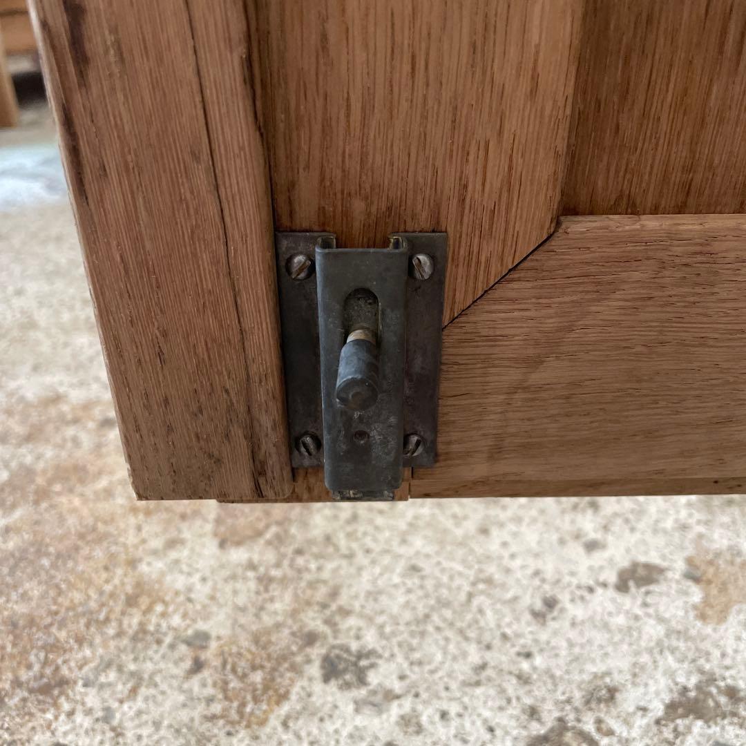 ビンテージ ドロワーコンソールキャビネット 剥離