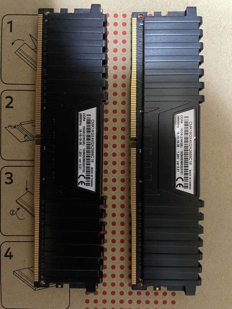 Vengeance LPX DDR4 16GB (2x8GB)中古動作品