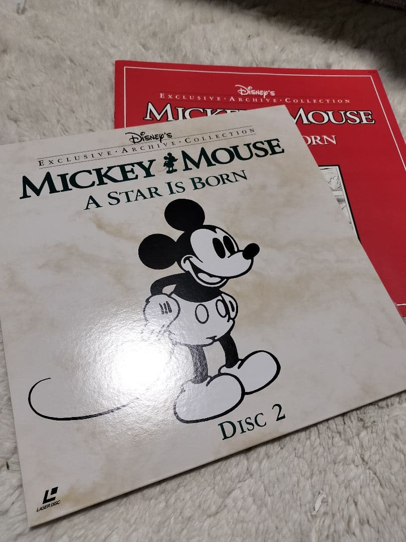 ディズニー　ミッキー　3枚組　レザーディスク　インテリア